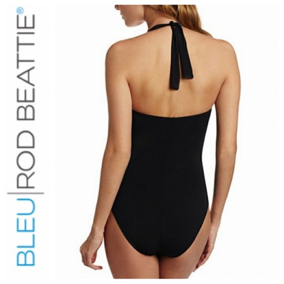 Black & White Nautical Retro-Look Swimsuit { Bleu Rod Beattie } - Picture 2 of 8